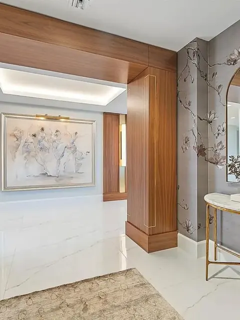 Job photo of a painted living room